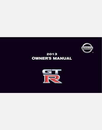 nissan gt-r 2014 owners manual
